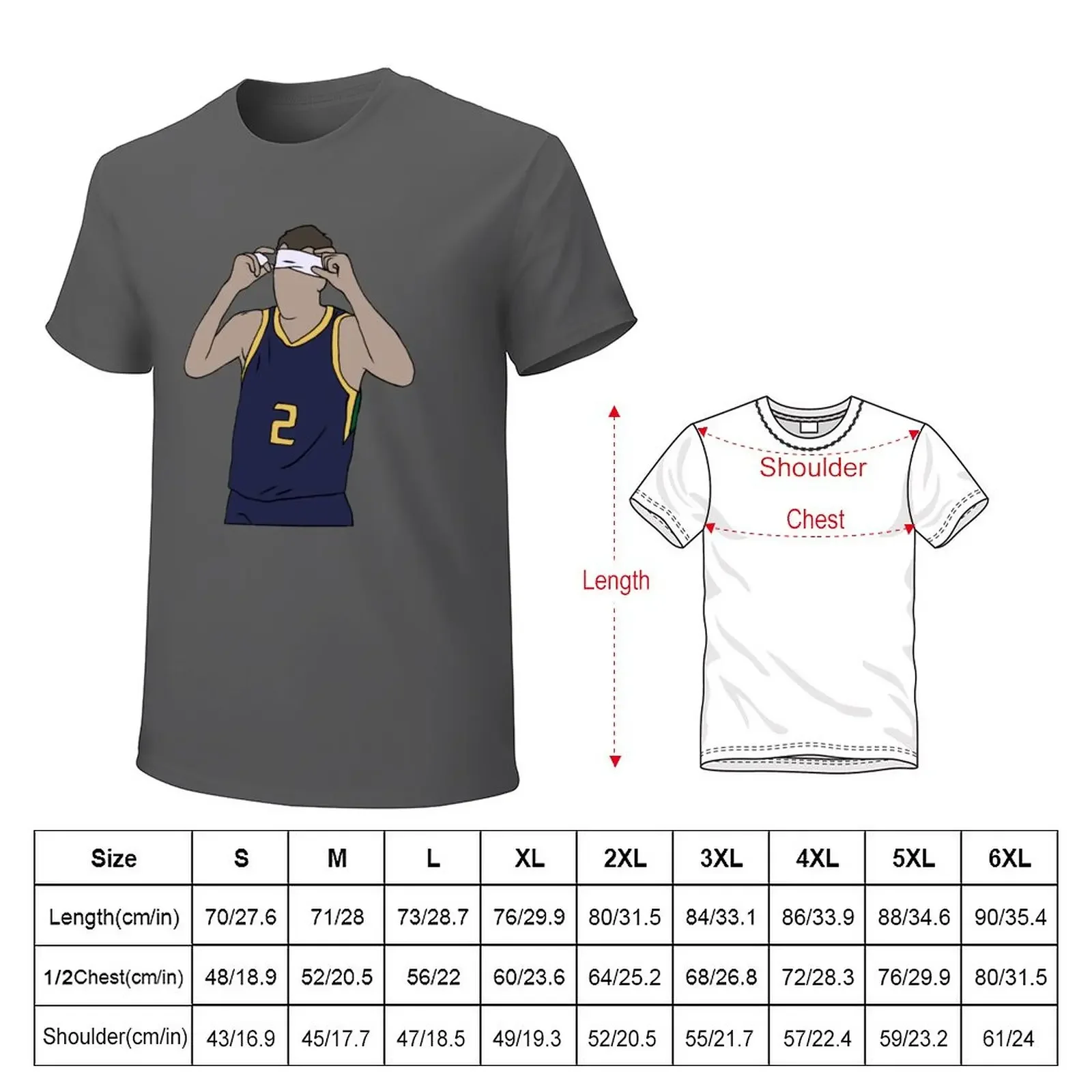 Headband Joe Ingles T-Shirt quick-drying korean fashion summer tops fitted t shirts for men