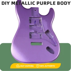 DIY Metallic Purple Electric Guitar Body, Fender ST Strat Guitar Parts, Poplar HSH Pickup Specs, Replacement Guitar Parts