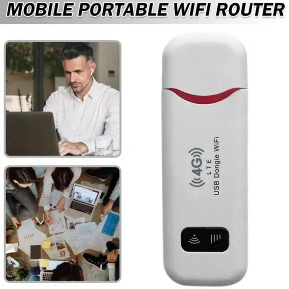 150Mbps 4G LTE USB WiFi Router Portable Pocket Hotspot SIM Card Network Adapter Wireless Router for Home Office Use image 3