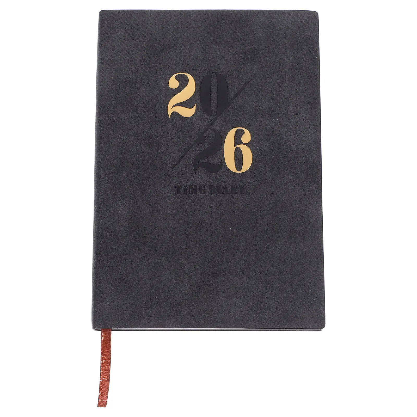 2026 Daily Planner Notebook A5 PU Monthly Tabs Thick Paper Yearly Organizer Calendar Schedule Journal