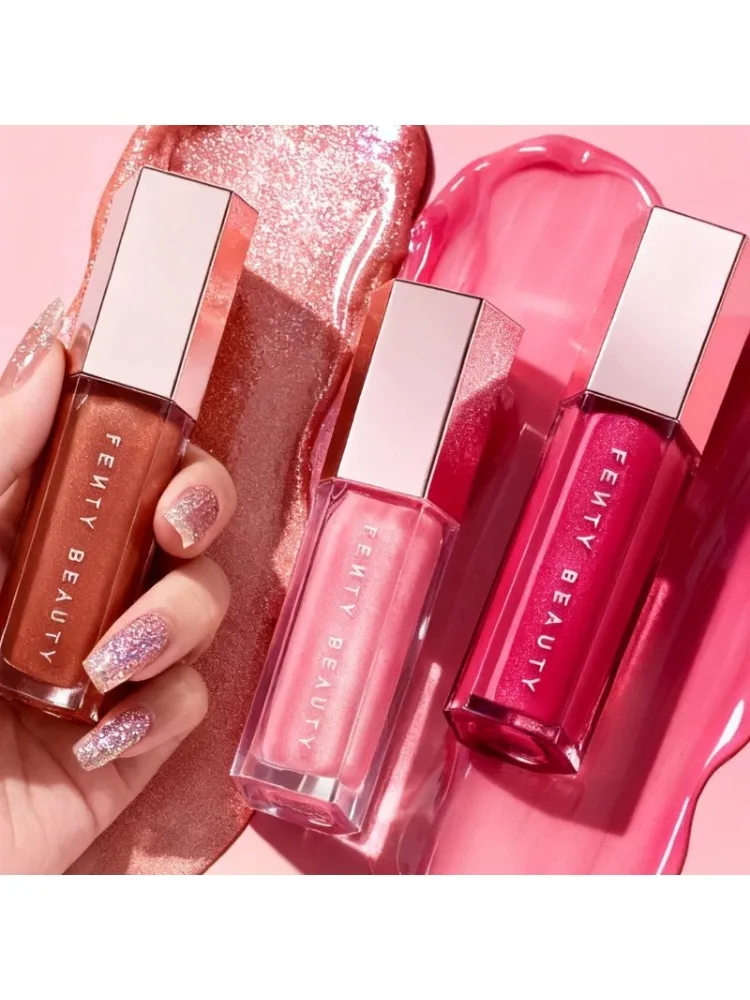 Hot Sale Fenty Beauty Lipgloss Veelkleurig Bevochtigen Glans Glitter Lip Voller Make-up Beginner Vloeibare Lipstick Make-up Cosmetica - afbeelding 2