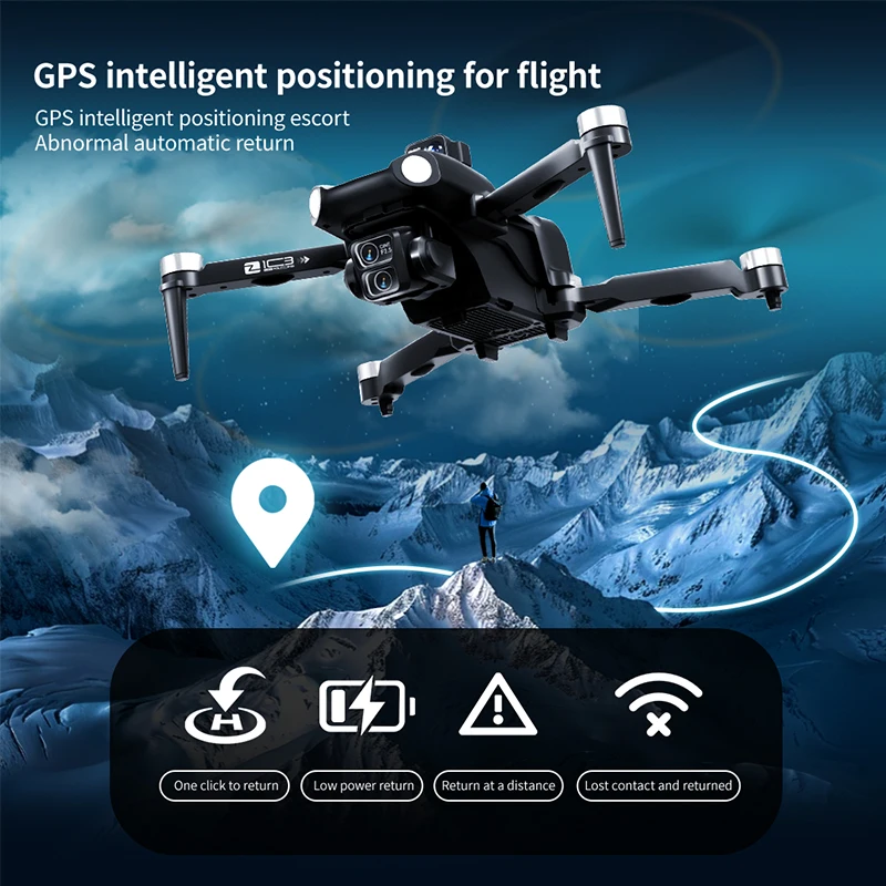 New Original Z103 Drone 8K Professional HD Aerial Photography Remote Control Aircraft HD Dual Camera Quadcopter Toy GPS Drone