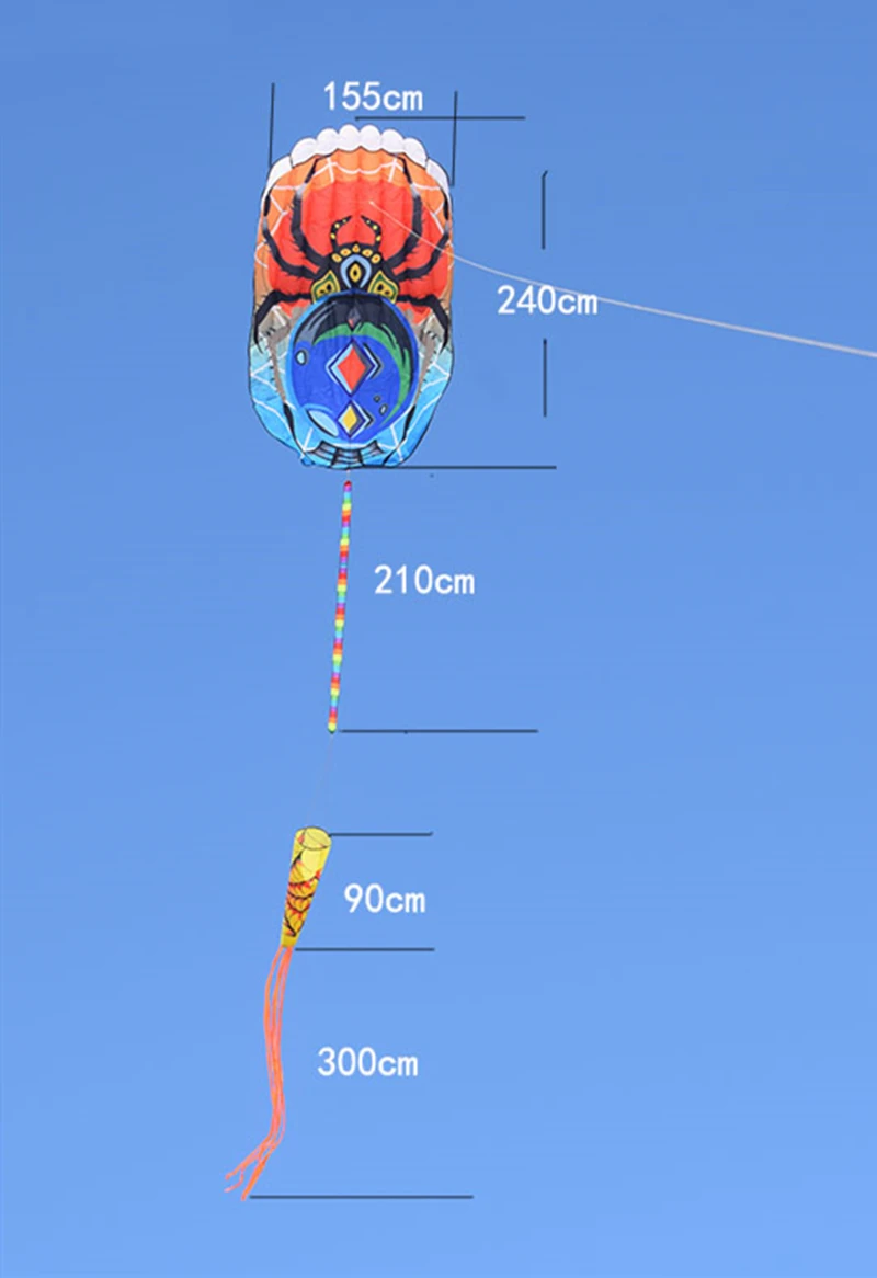 子供のためのプロのスパイダーカイト,膨脹可能なおもちゃ,柔らかい飛翔トラップ,送料無料