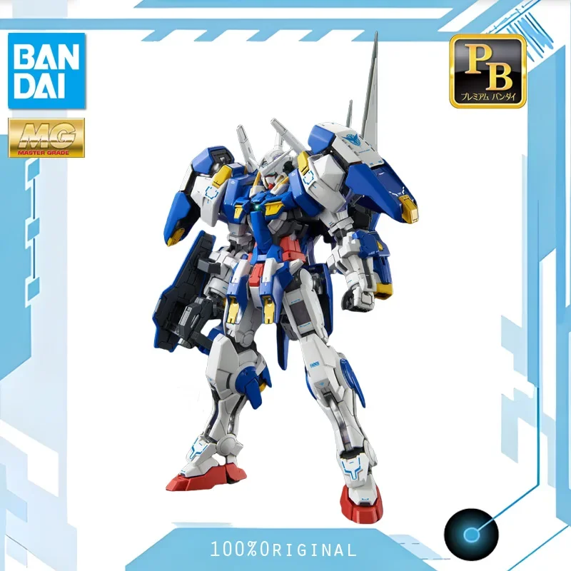 BANDAI Anime MG 1/100 PB GN-001/hs-A01D GUNDAM AVALANCHE EXIA Mobile Suit Model Kit Assembly Plastic Action Toy Figure Gift