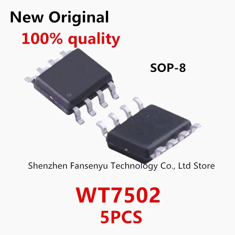(5 Stück) 100 % neuer originaler WT7502 7502 DIP8 oder SOP8-Chipsatz