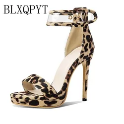 BLXQPYT Women's Sexy Fashion Gladiator Sandals Super High Heel Wedding Party Pumps Shoes Big Size 28-52 19-10