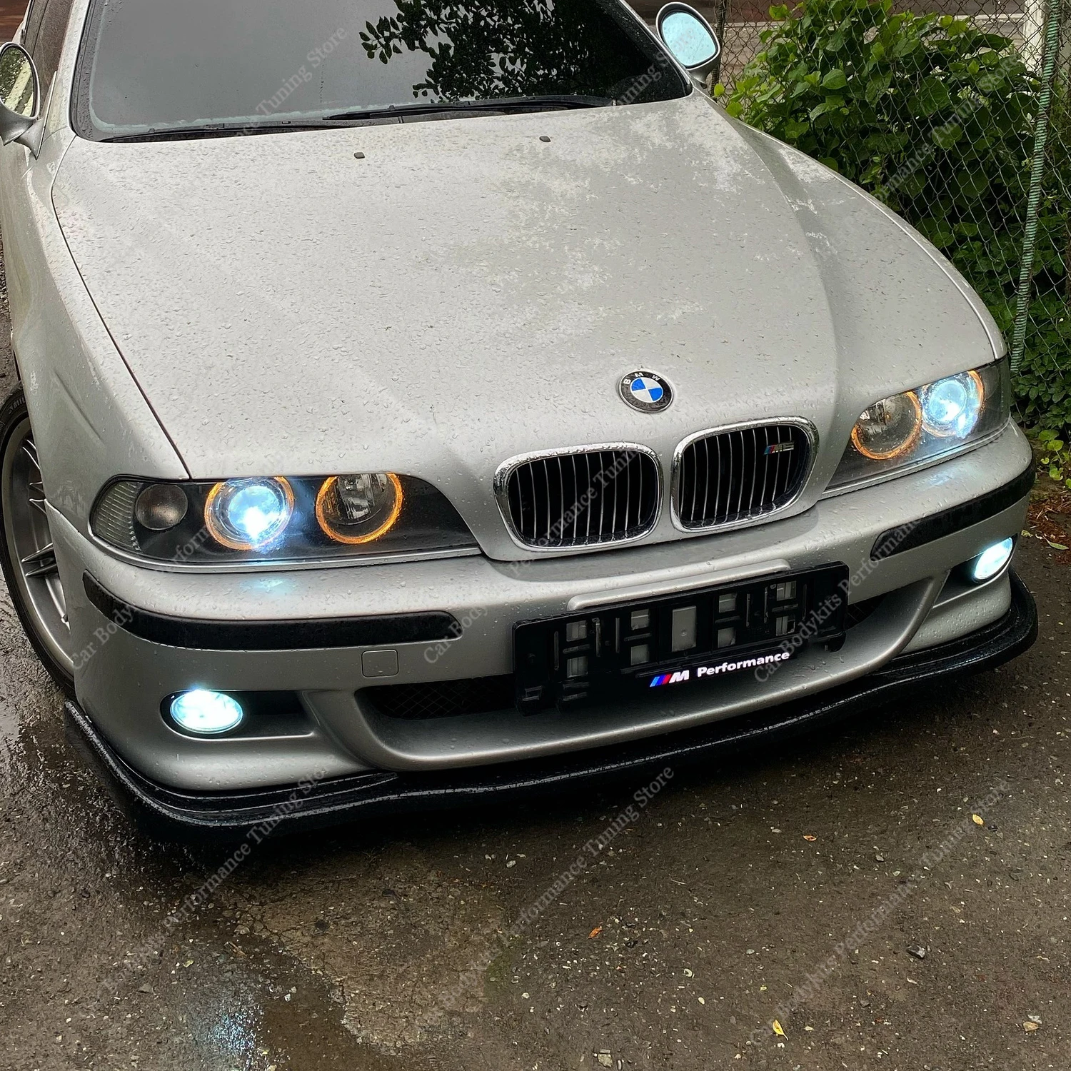 

Gloss Black H Style ABS Car Front Bumper Lip Spoiler Splitter Diffuser For BMW E39 5 Series M5/M-Tech 1998-2003 Bodykits Tuning