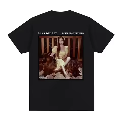 Singer Lana Del Rey Print T Shirt Women Fashion Hip Hop Men's Tshirts Streetwear Harajuku Short Sleeve T-Shirt Unisex Summer Tee