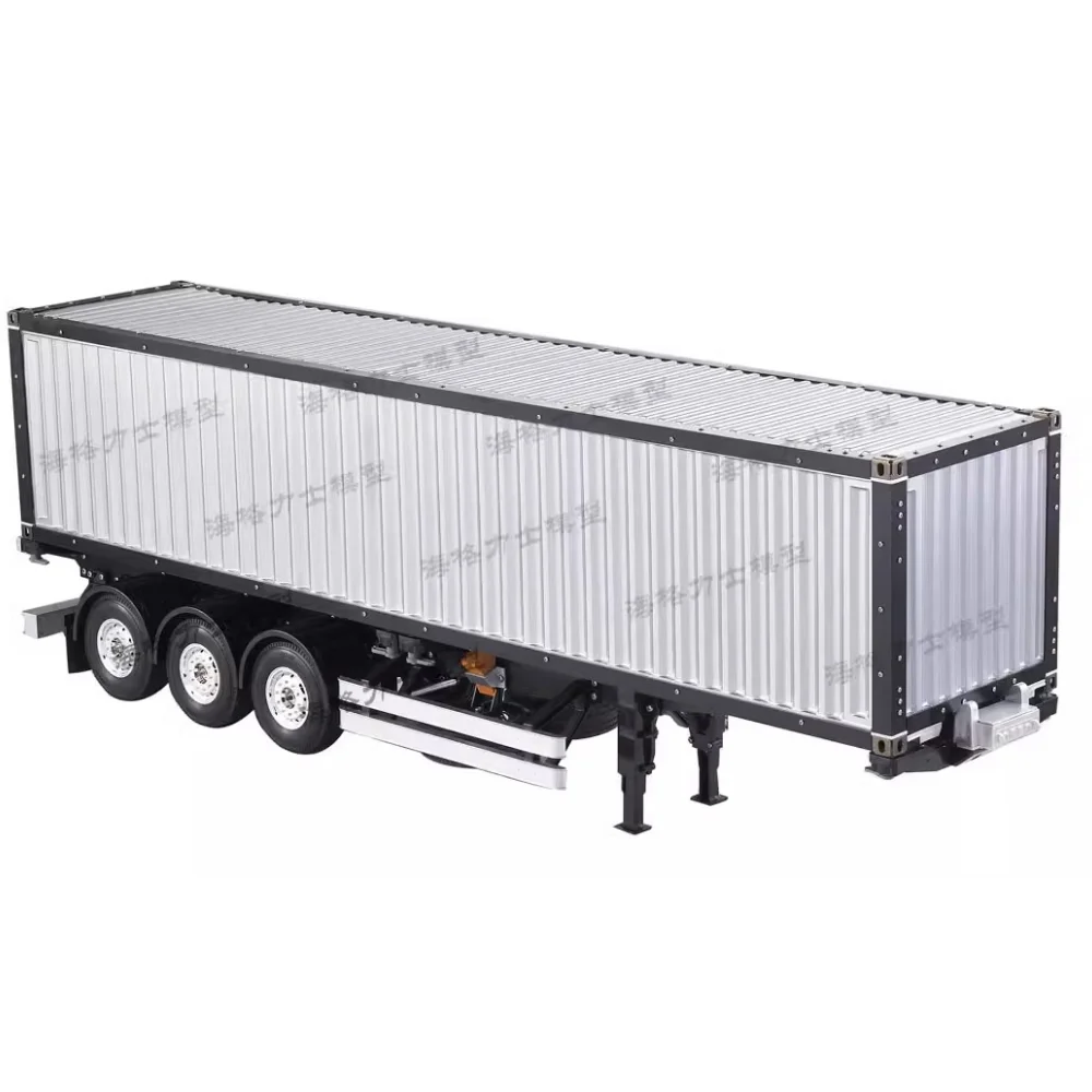 

1/14 Scale 3 Axle 40 Foot Container Semi-Trailer Model Kit For TAMIYA Toy Trailer truck car model modification parts