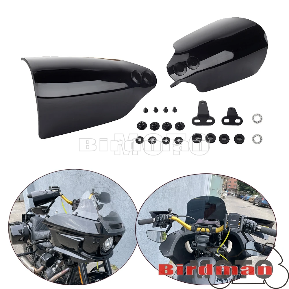 

Motorcycle Hand Guard Shield Handguard Protector For Harley Sportster XL 1200 883 Softail Dyna Street Bob Road King 1996-2017