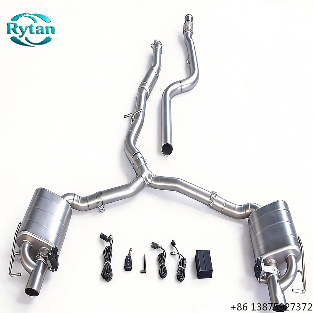 

Выхлопная система Rytan Valvetronic из нержавеющей стали 304 с клапаном, полированная до зеркального блеска, TIG-сварка, для C200