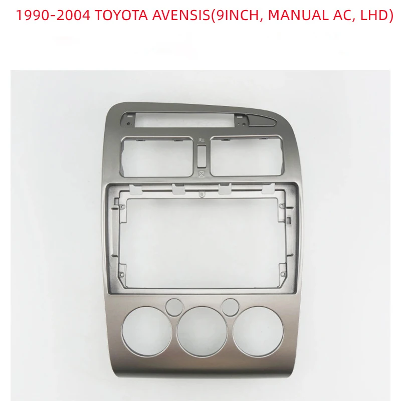 

9-дюймовый автомобильный радиоприемник для Toyota Avensis (T220) 1997-2003, видеопанель, плеер, аудиорамка, комплект крепления на приборной панели, рамка, проводной костюм
