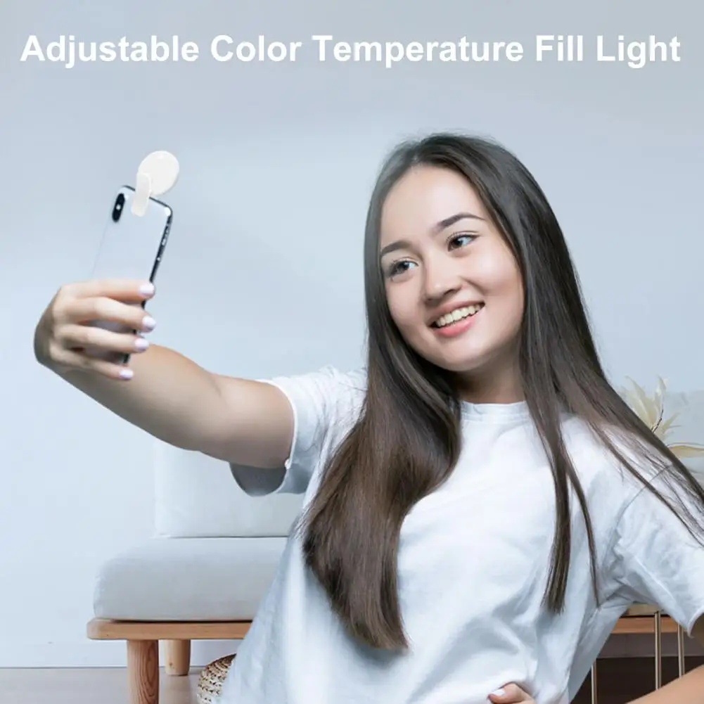 Fill Light for Photography Clip-on Fill Light Enhance Selfie Game with Portable Led Fill Lights Adjustable Modes Easy Clip-on