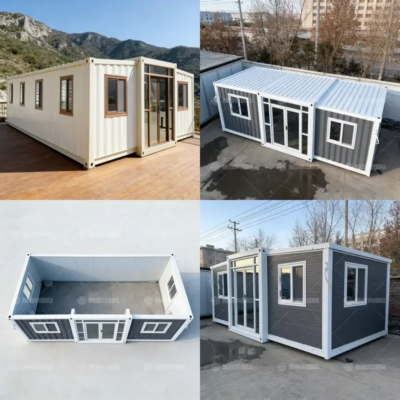 for Expandable Container House Modern Design Open Space Urban Rental Studio Youth Apartment Creative Office