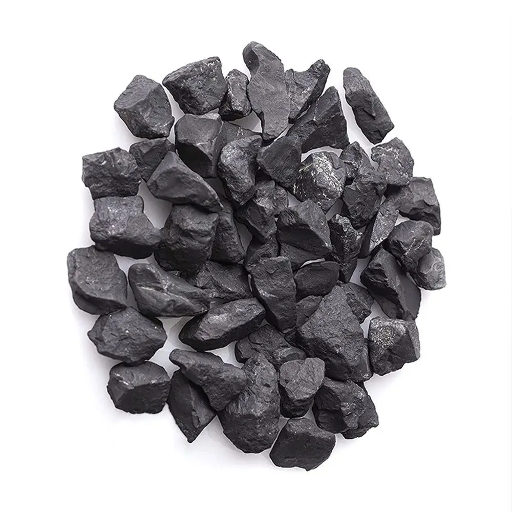 10-800g Shungite Natural Raw Stone Healing Crystals Protection Ore Wicca Spiritual Reiki Gravel Chakra Stones Water Cleaner 1pc