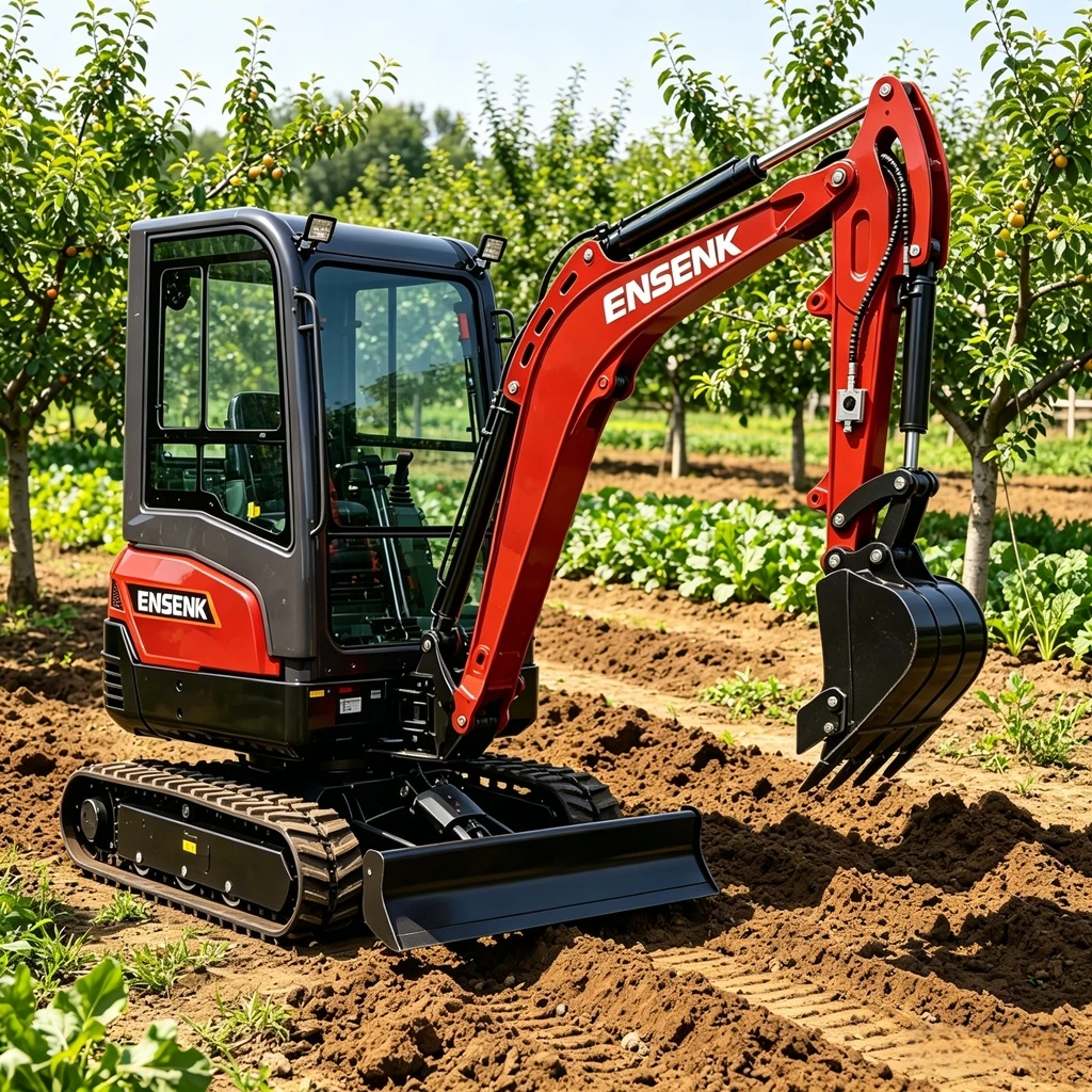 0.8/1.2Ton Mini Excavator With - Agriculture Farming Services review and price