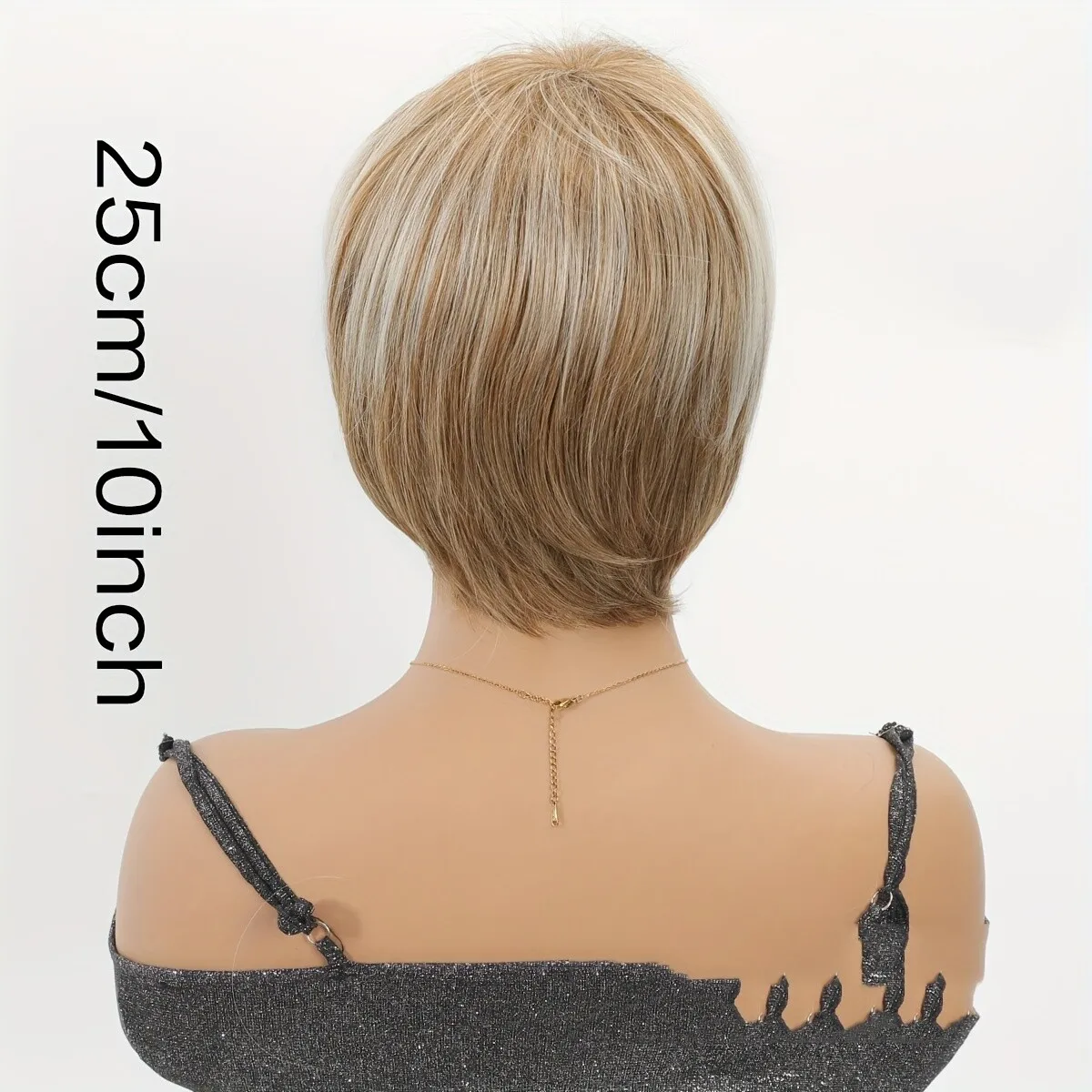 Elegante kurze gerade Bob-Perücke für Damen, modische blonde, gewebte Perücke in verschiedenen Farben