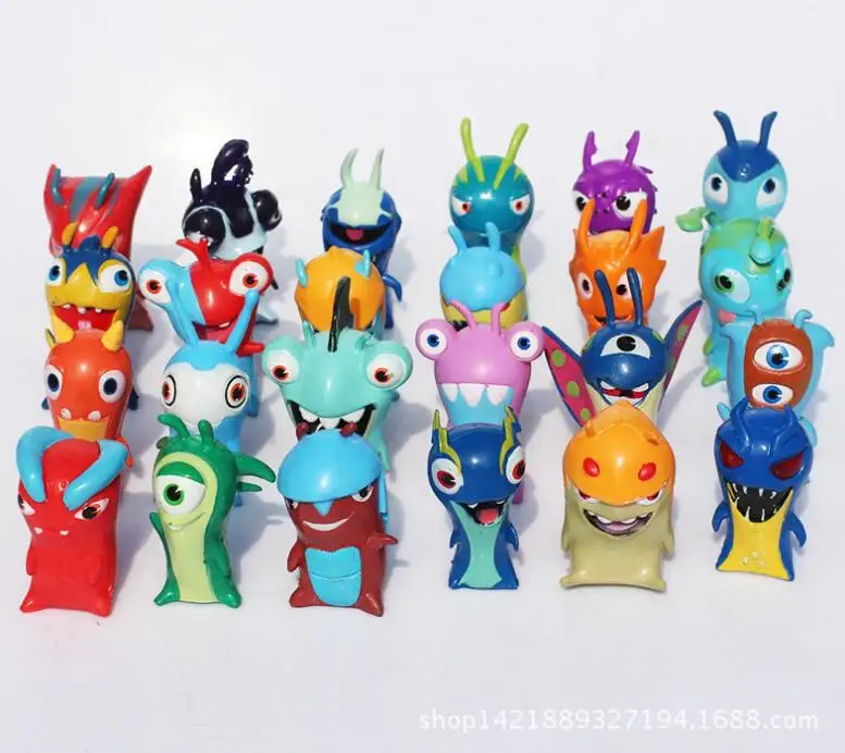 24 pezzi lotto Slugterra elementale lumache giocattolo Slug Terra Action Figure decorazione bambola