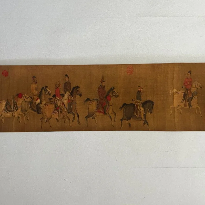 Antique Style Wall Painting Famous Calligraphy and Painting by Li Zanhua 