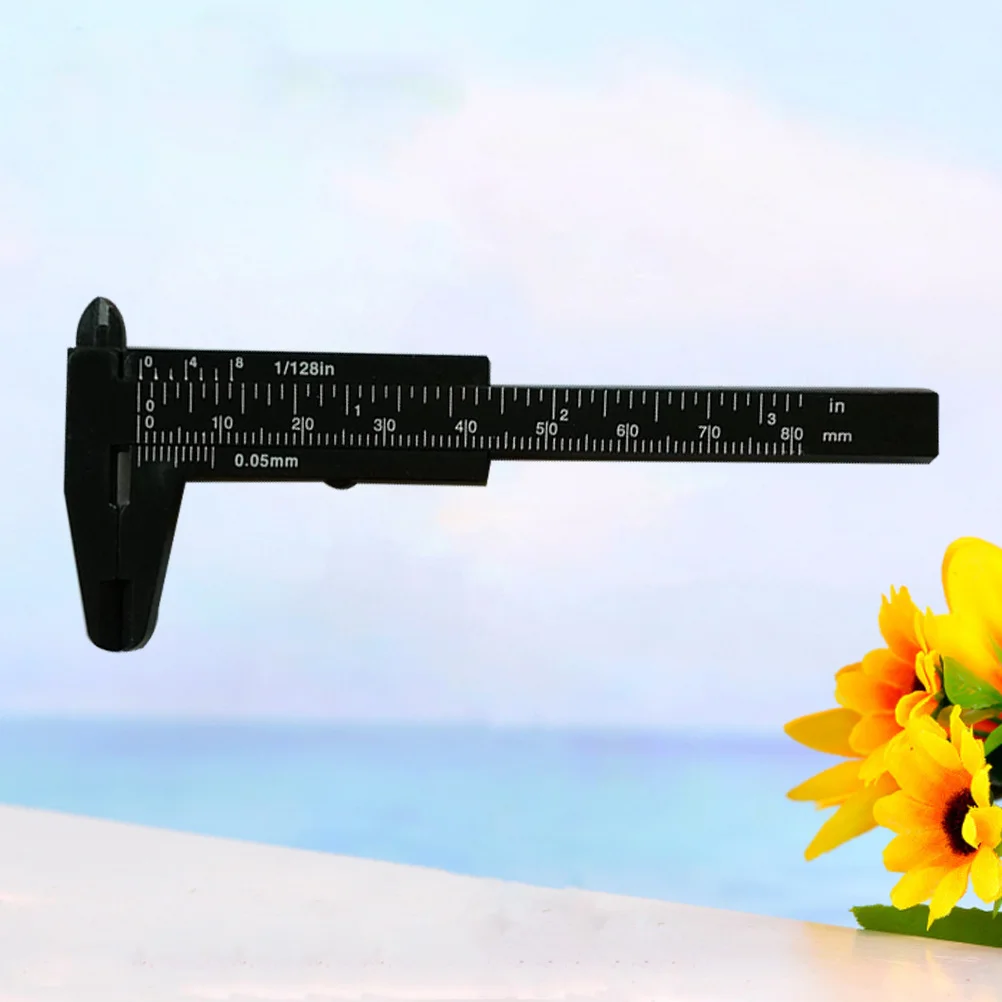 

80mm Mini Plastic Vernier Caliper for Accurate Industrial Handicraft Jewelry Measuring Orange Vernier Caliper Gauge