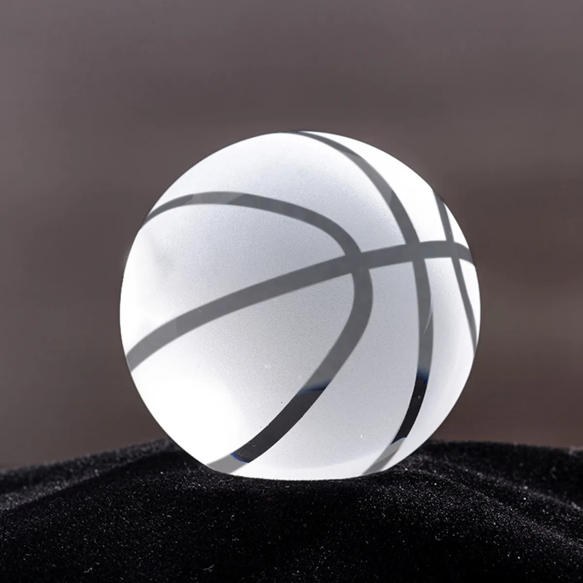 Glass Basketball K9 Clear Crystal Ball Feng Shui Ball Magic Photography Props Rough Sphere Souviner Gift for Desktop Decoration