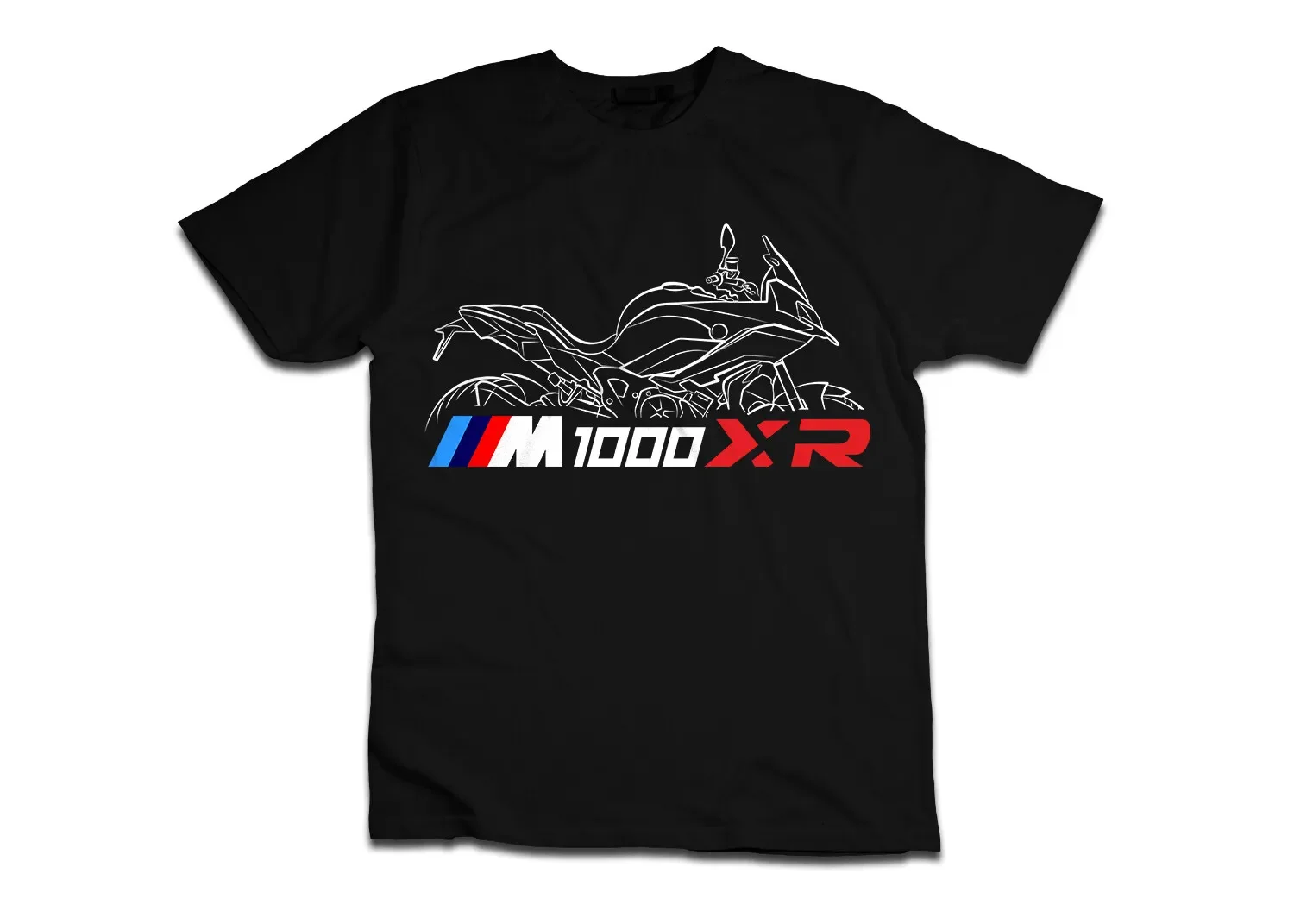 เสื้อยืด M1000XR ขี่มอเตอร์ไซค์สำหรับผู้ชายเสื้อยืดลายกราฟิก lengan pendek musim panas ผ้าฝ้ายเท่ห์ S-3XL