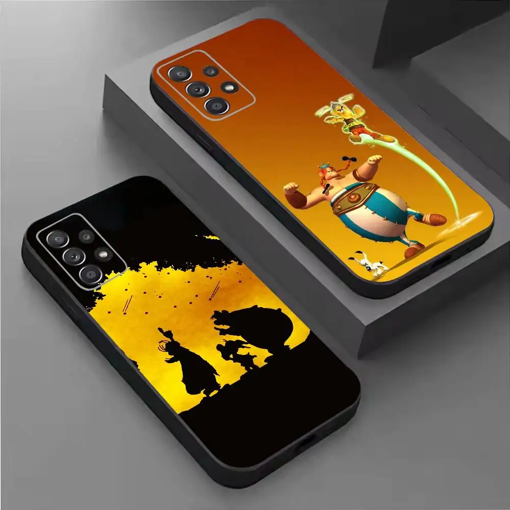 classic A-Asterix the Gaulll Phone Case For Samsung S26,25,24,21,22,21,20,10,9,8,7,6,Ultra,Plus,Fe, Lite Black Cover