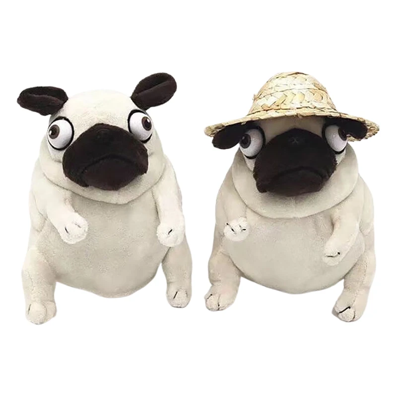 Kawaii Plush Toys 10/14CM Ugly And Cute Sand Dog Sitting Pug Dogs Toy Stuffed Dolls For Kids Children Birthday Gift