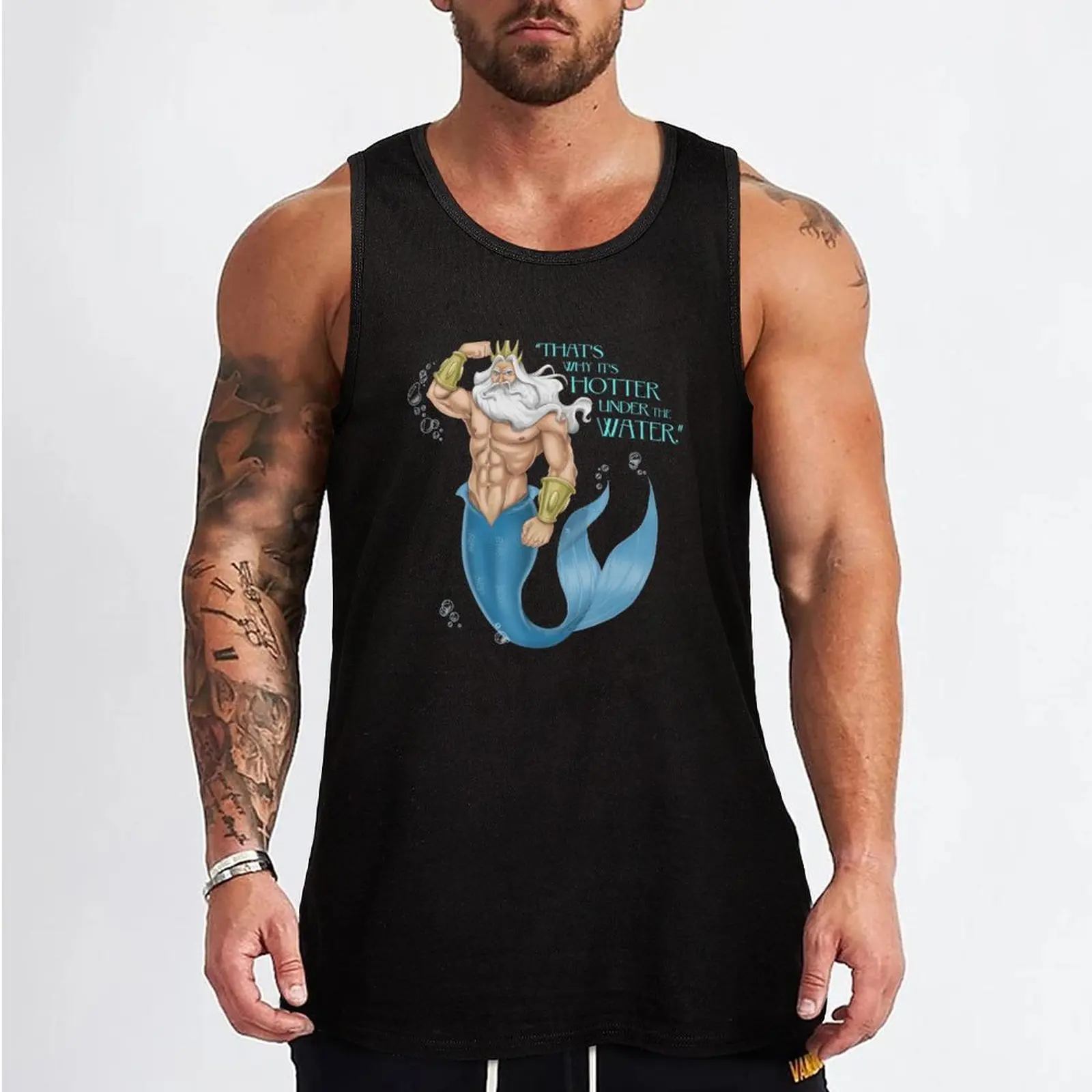 New King Triton Tank Top T-shirts men men clothings sleeveless bodybuilding t-shirt