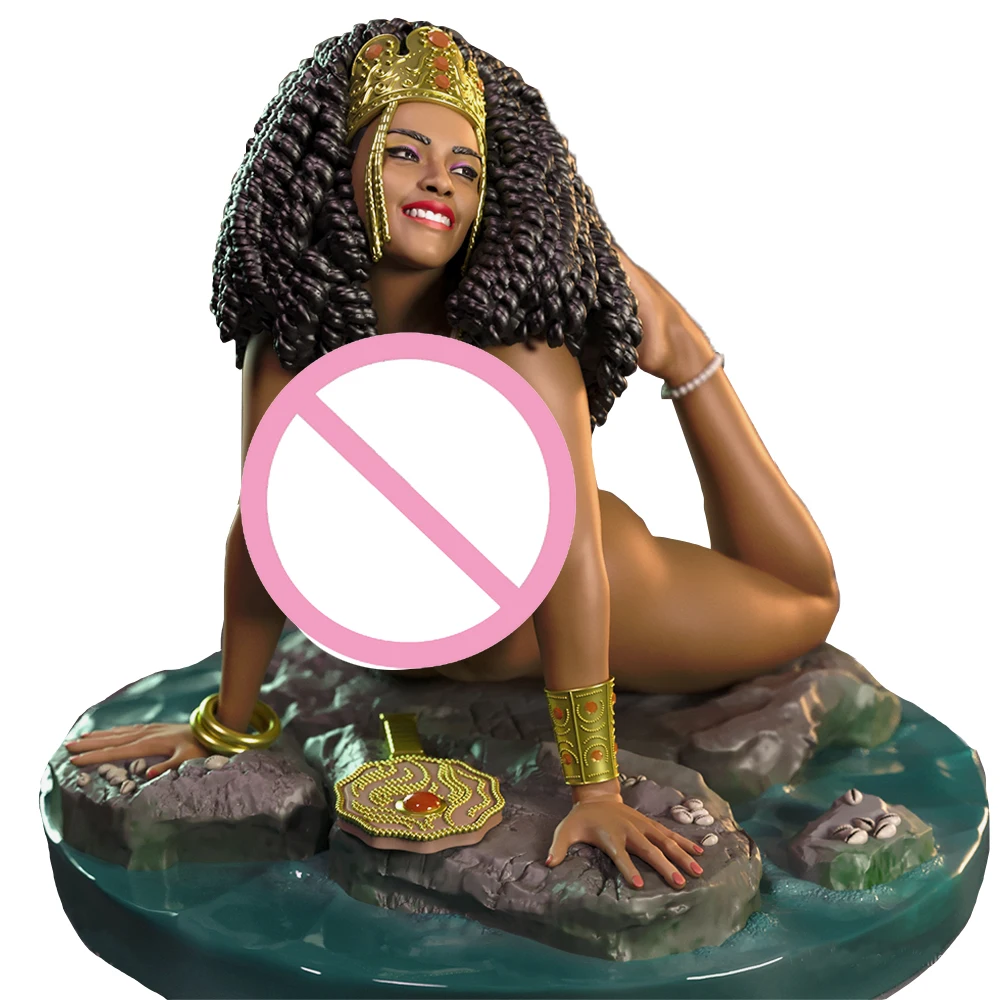 1:24 Afro-Caribbean Mythology Water Deity Resin Model Kit - Unpainted DIY Artisan Project | A939 Spiritual Collectible