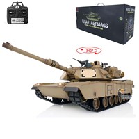 Heng Long 1/16 Scale RC Tank 3918  RTR Model 2.4Ghz 7.0 Plastic Version M1A2 Abrams Remote Control Tank Toy TH17788