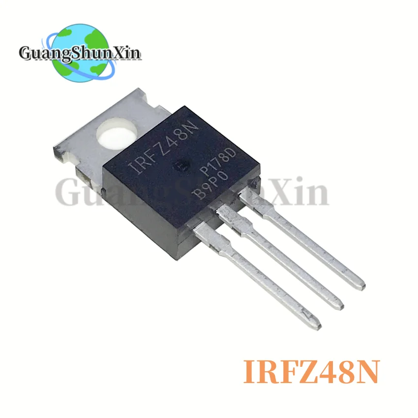 IRFZ24N IRFZ34N, IRFZ44N, IRFZ46N, IRFZ48N, IRF3205, IRLZ24N, IRLZ34N, IRLZ44N, IRLZ46N, IRLZ48N, RHP50N06, MOSFET, 10 PCes