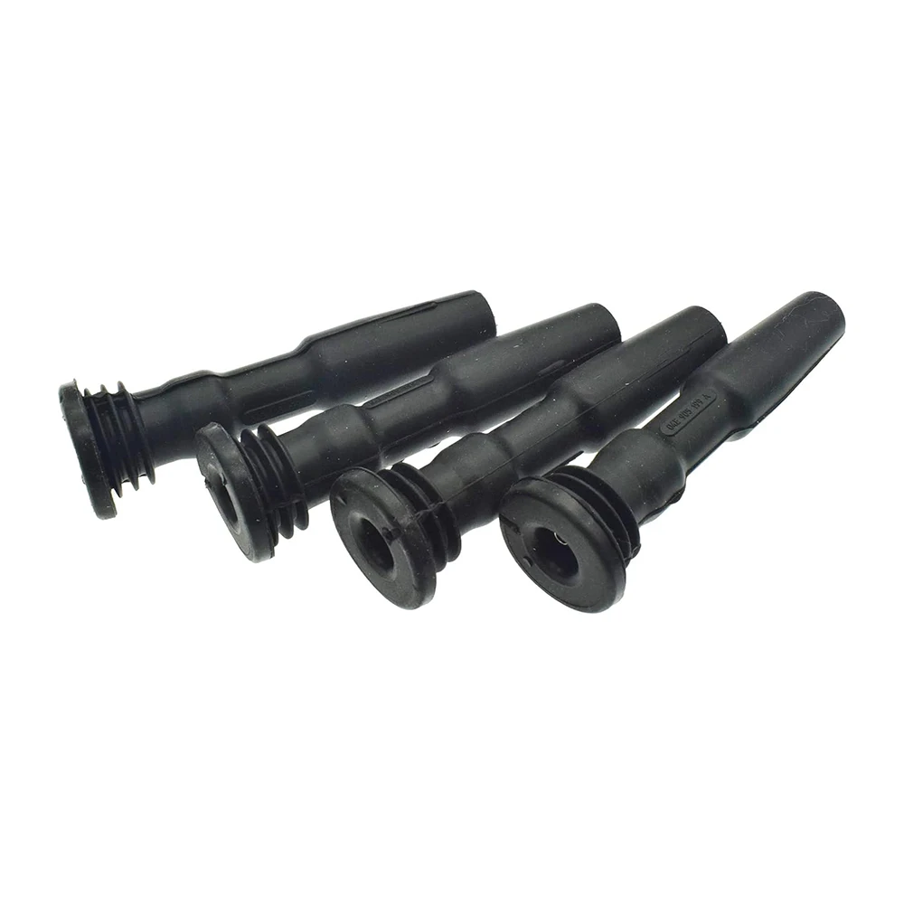 4PCS IGNITION COIL RUBBER BOOTS WITH SPRING FOR AUDI A3 Q3 SKODA OCTAVIA VW GOLF VII POLO SEAT (2011-) 1.2 1.4 1.5T 04E905199A H