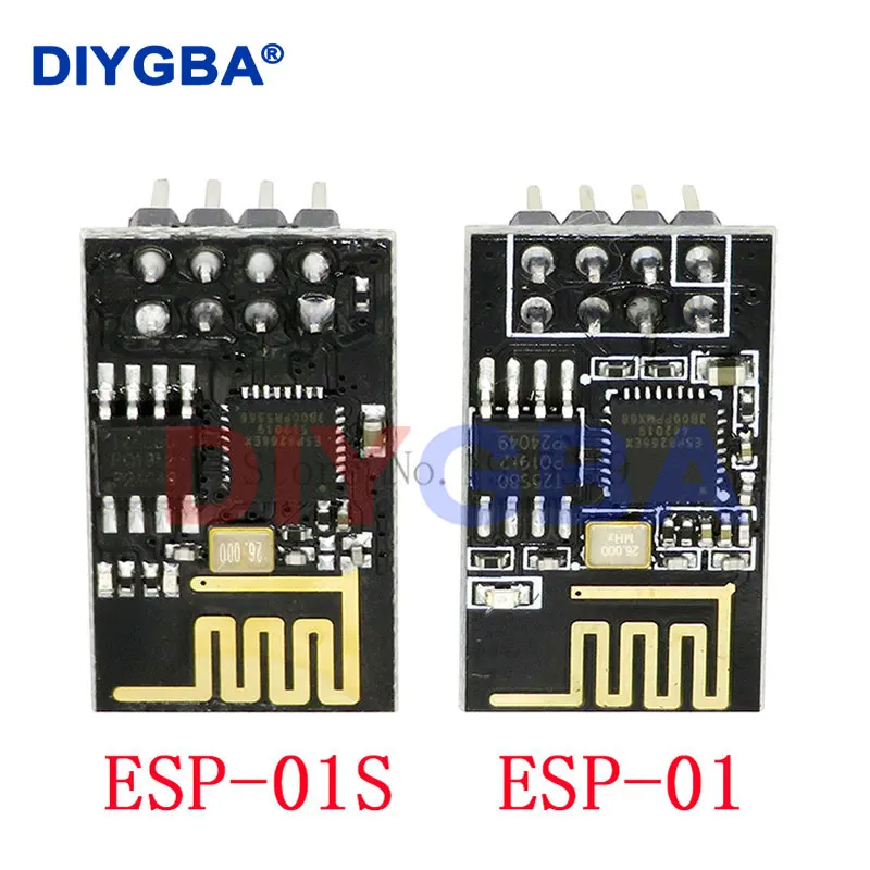 10Pcs ESP8266 ESP-01 ESP-01S ESP01 Serial Wireless WIFI Module Transceiver Receiver Internet Of Things Wifi Model Board