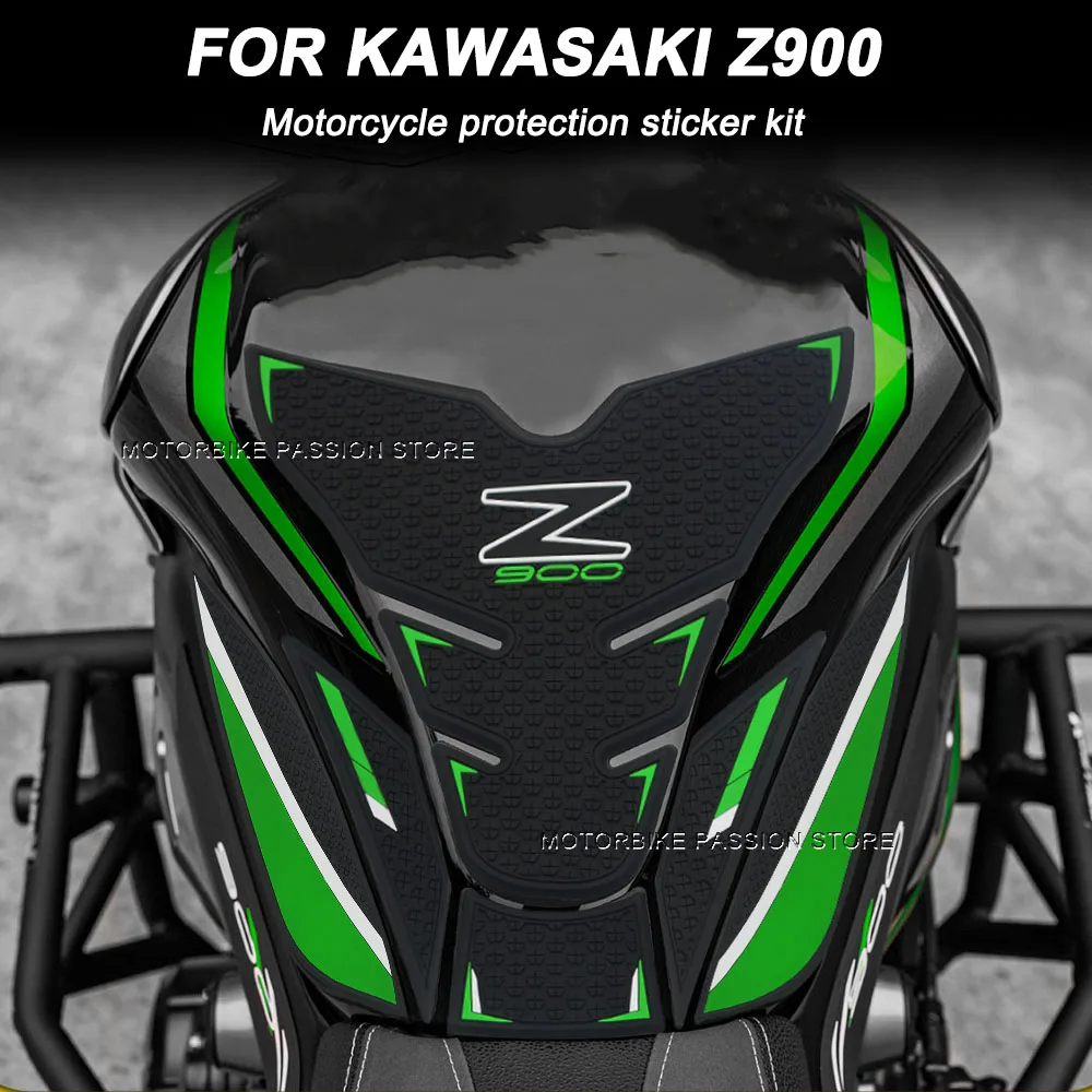 

3D наклейка на бак мотоцикла Z900, защитные наклейки на бак, аксессуары, водонепроницаемые для Kawasaki Z900 z 900 Z 900 2025