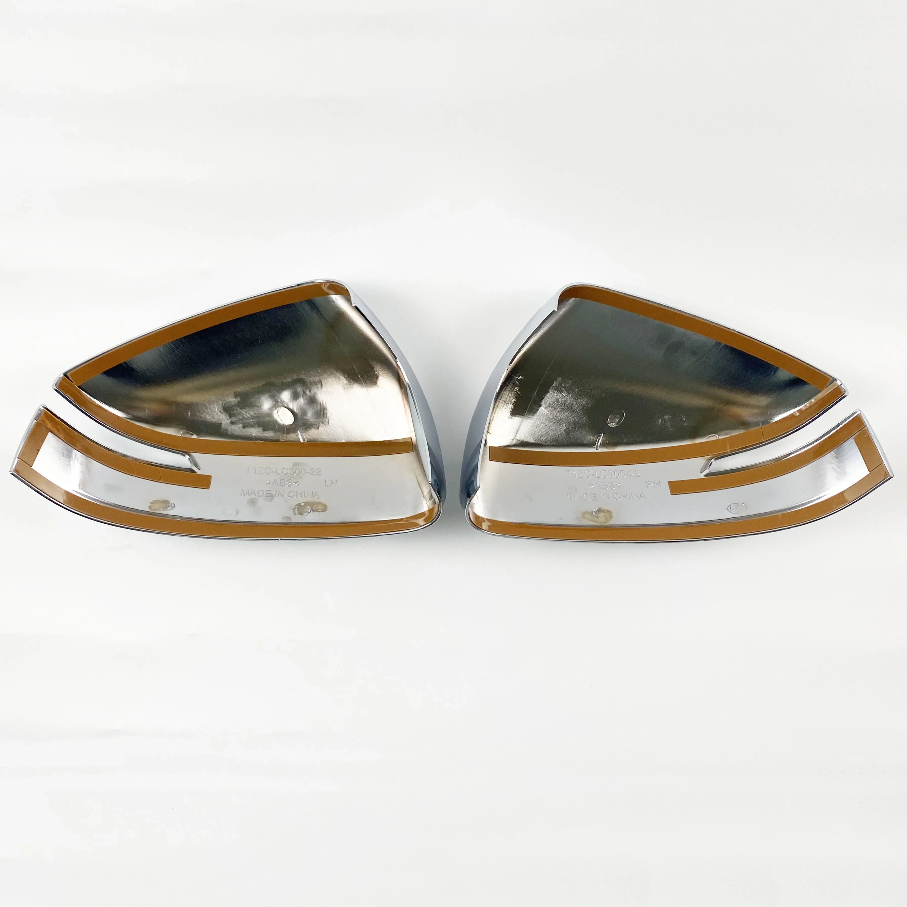 ABS Chrome Door Rear-View Side Mirror Cover for   Land Cruiser 300 LC300 2021 2022 Accessories