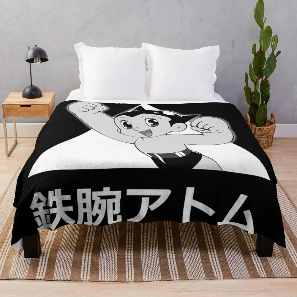 Astro Boy - Mighty Atom (Tetsuwan Atom) Throw Blanket Cozy Sofa Blanket for TV Watching Napping
