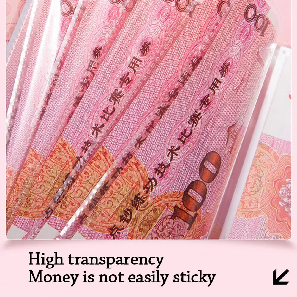 PU 100 Envelopes Money Saving Challenge Large Capacity Waterproof Mini Binder Savings Challenge With Password Lock Reusable