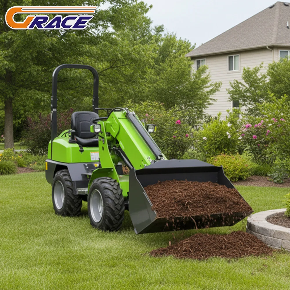 Customized 5 Ton Mini Loader Diesel Hydraulic Large Mini Loader for Industrial Construction