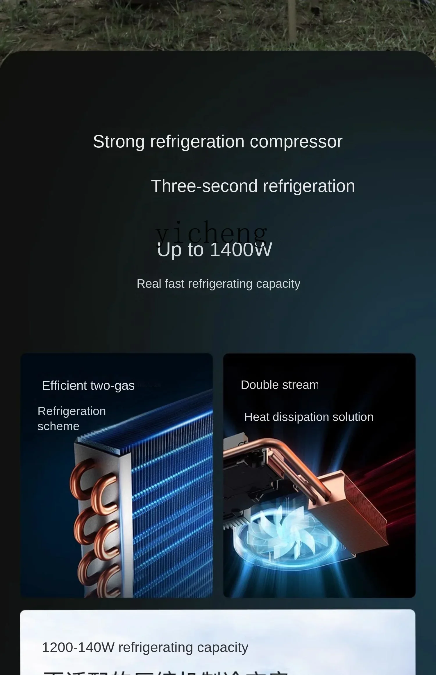 ZK-aire acondicionado móvil, máquina integrada de un solo frío, estacionamiento de coches, exterior, Camping, cocina, hogar, aire acondicionado pequeño
