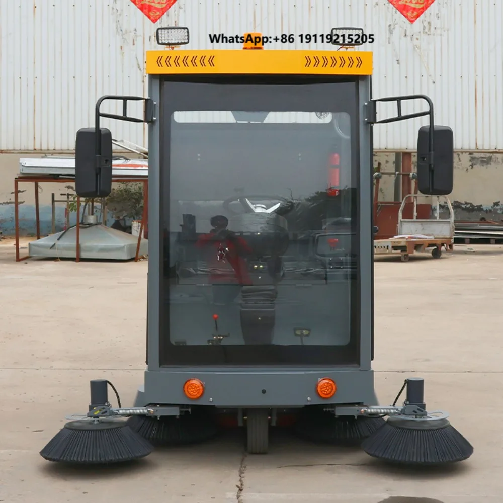 New 2100mm New Energy Battery 100A Electric Ride on Street Sweeper Truck Floor for Leaf