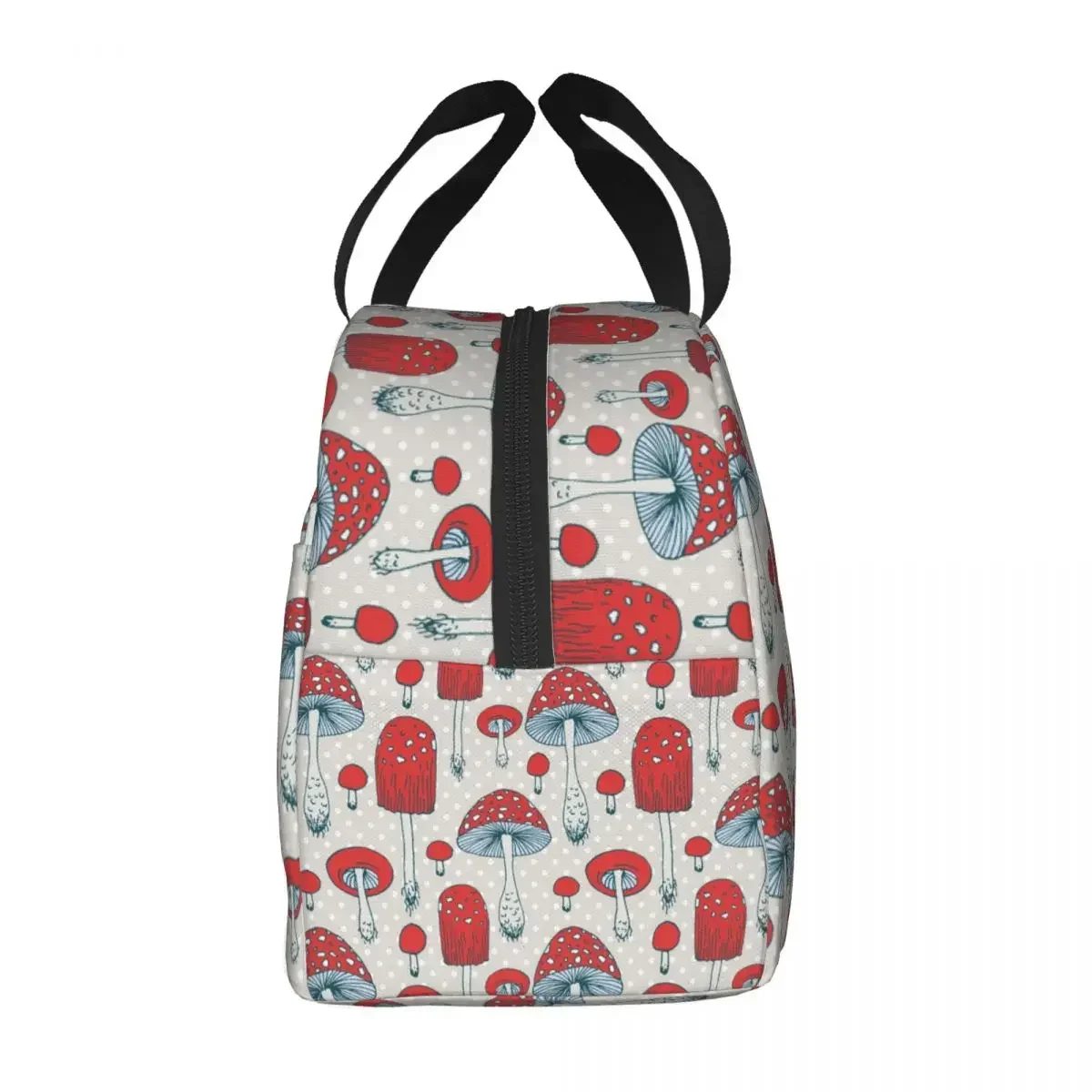 Sac à lunch isotherme avec fleurs magiques psychédéliques pour femmes, sac isotherme portable, boîte à lunch thermique, fourre-tout scolaire pour enfants, chambres plus lentes