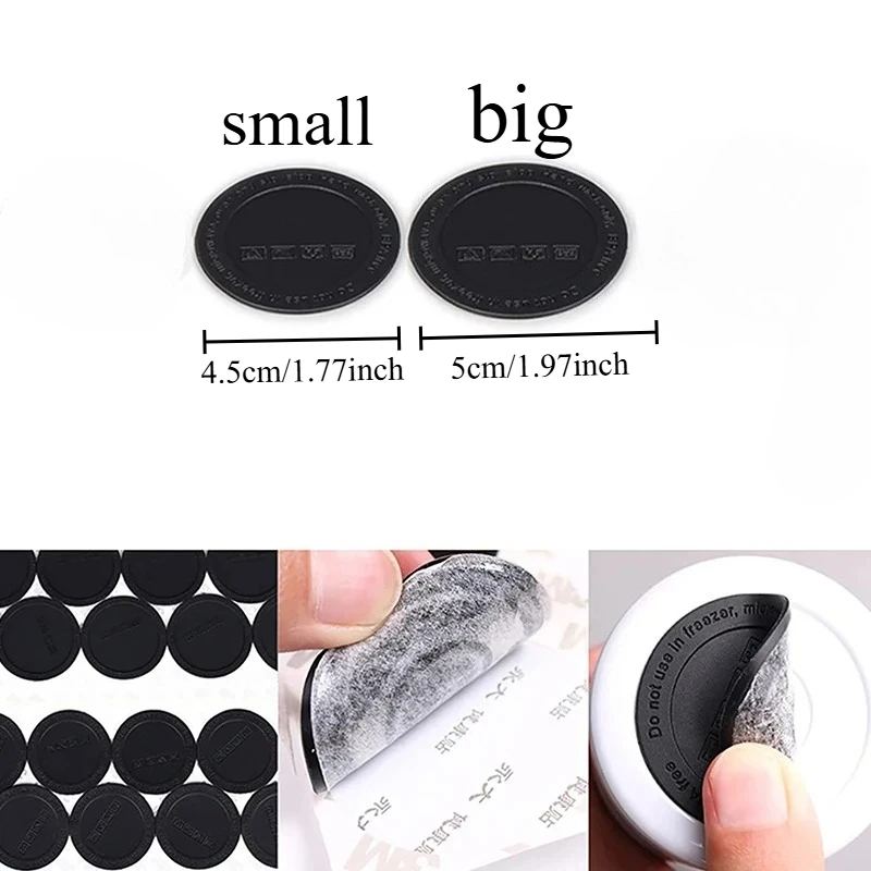 Circular Silicone Anti Slip Cup Pad, Wear-resistant Protective Pad, PVC Cup Bottom Sticker Water Cup Protective Cover