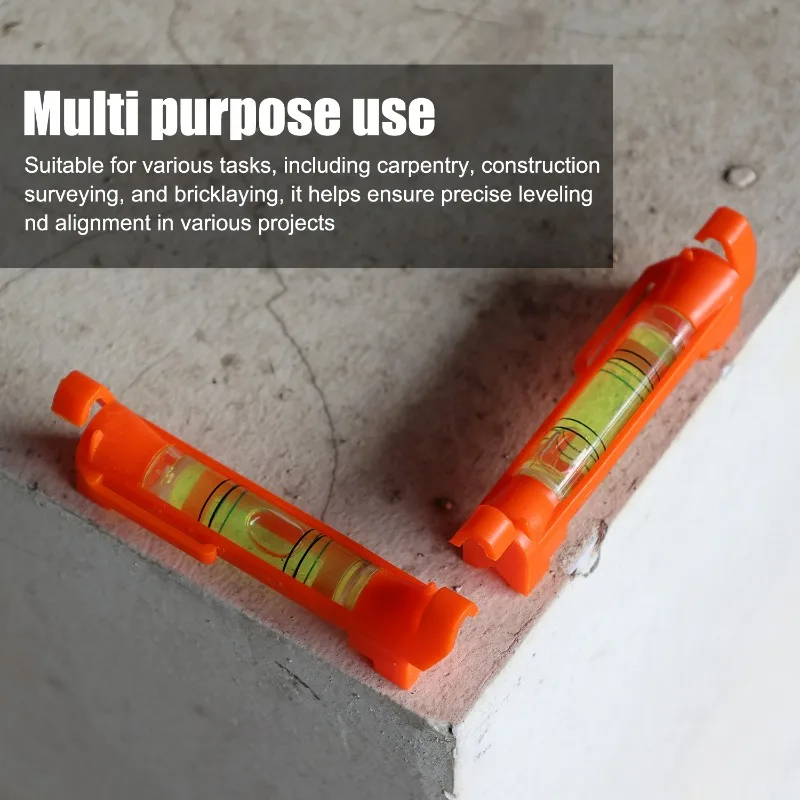 50/1Pcs Bubble Level Spirit Level Measuring Horizontal Ruler Precision Inclinometer for Building Carpenters Workers Supplies