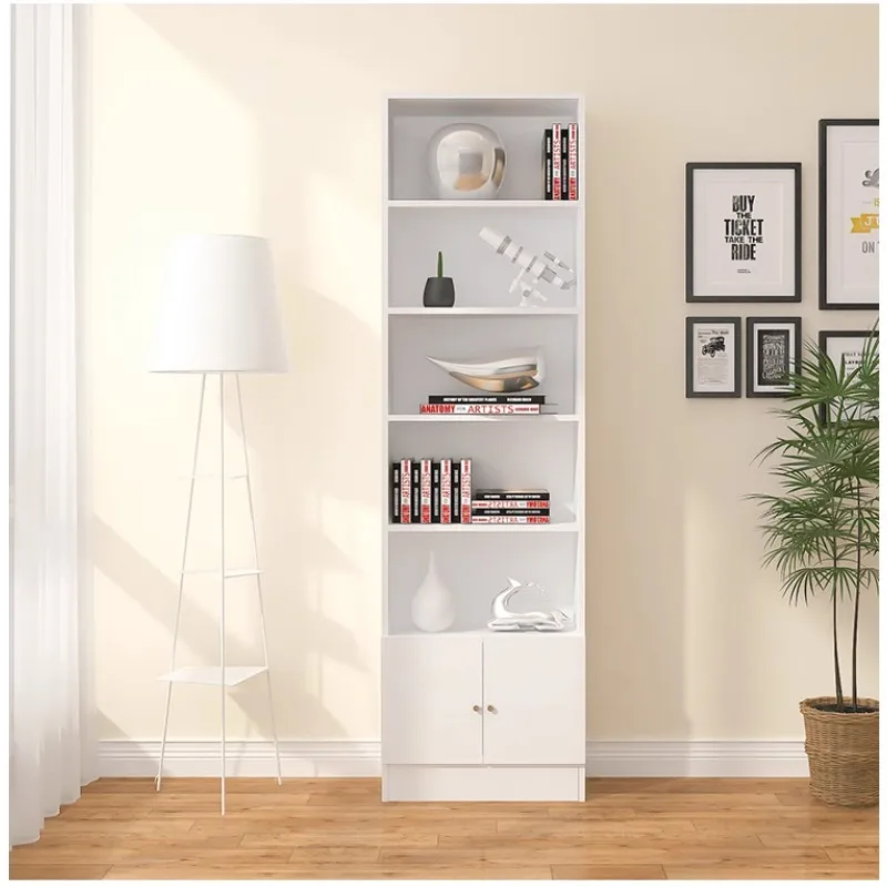 Customized simple bookshelf bookcase storage cabinet storage floor small bookcase shelf narrow cabinet support customization