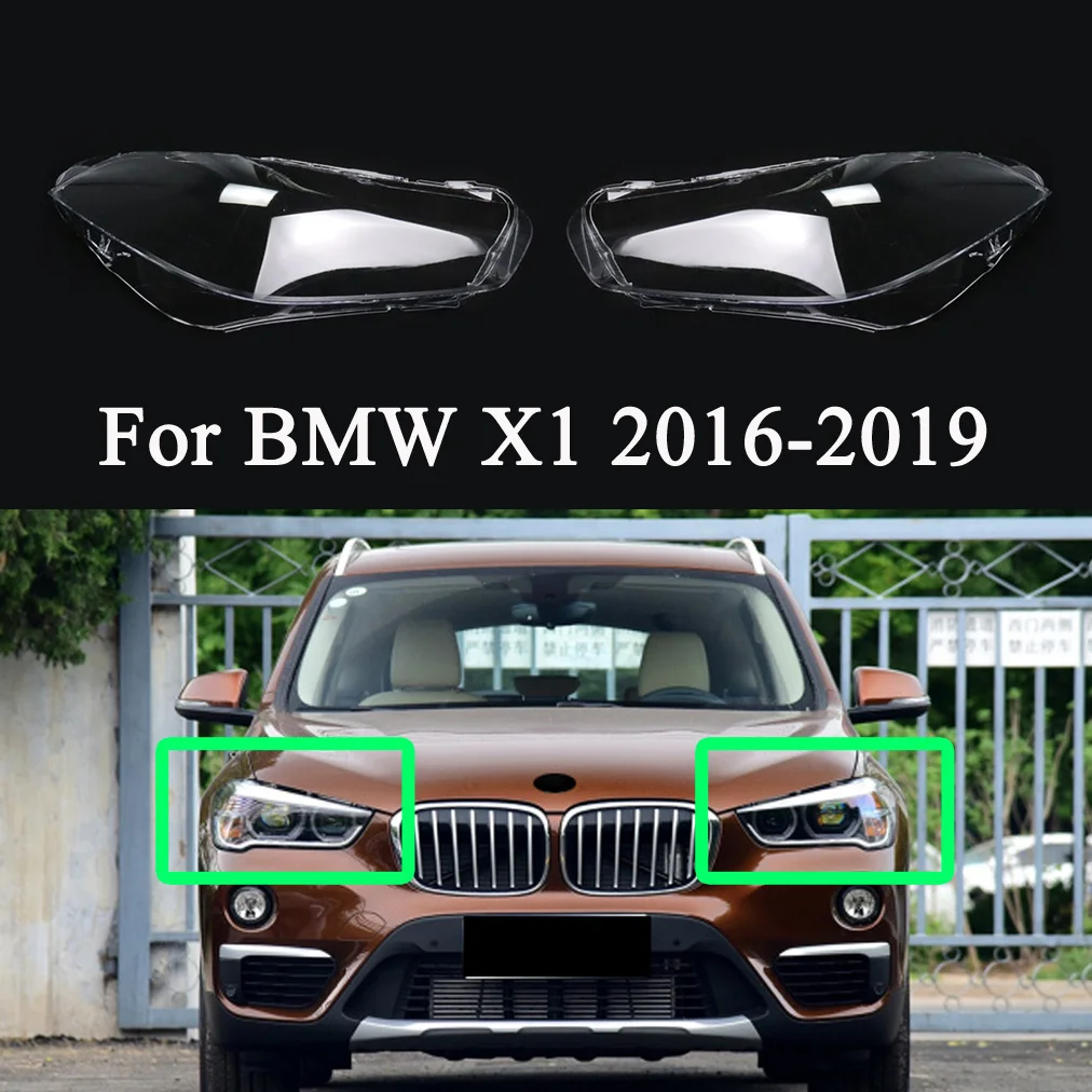 

Fit For BMW X1 2016-2019 Headlight Lens Cover Transparent