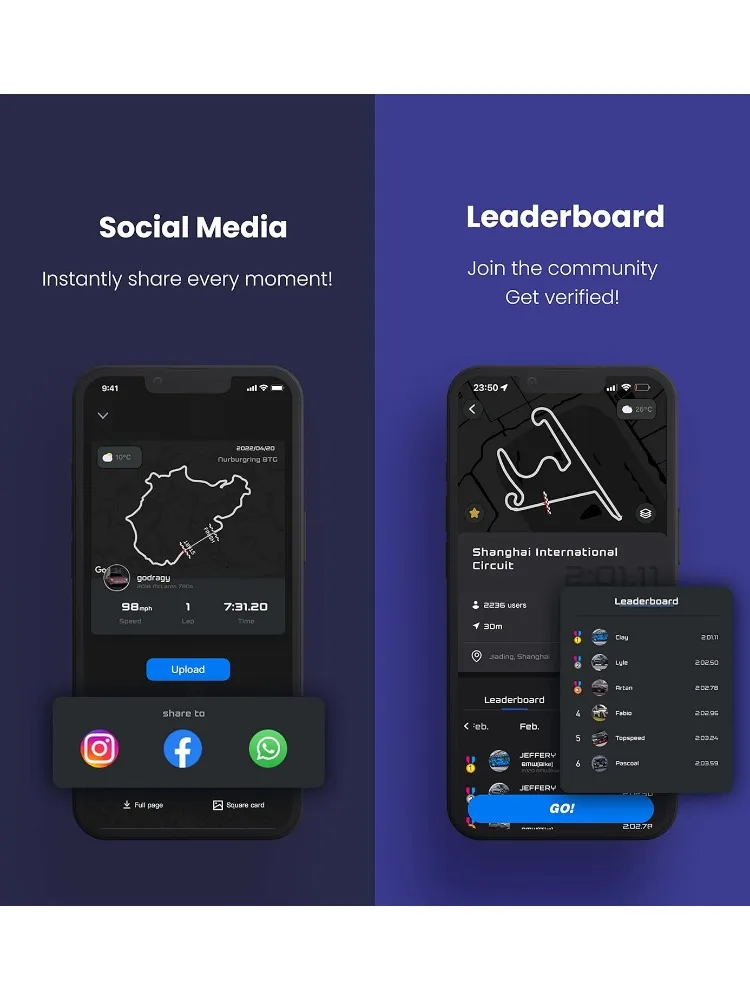 dragy GPS Based Performance Meter, up to 25Hz GPS Laptimer, Upgraded UBLOX 10th Gen High Performance GPS Module, Trusted by