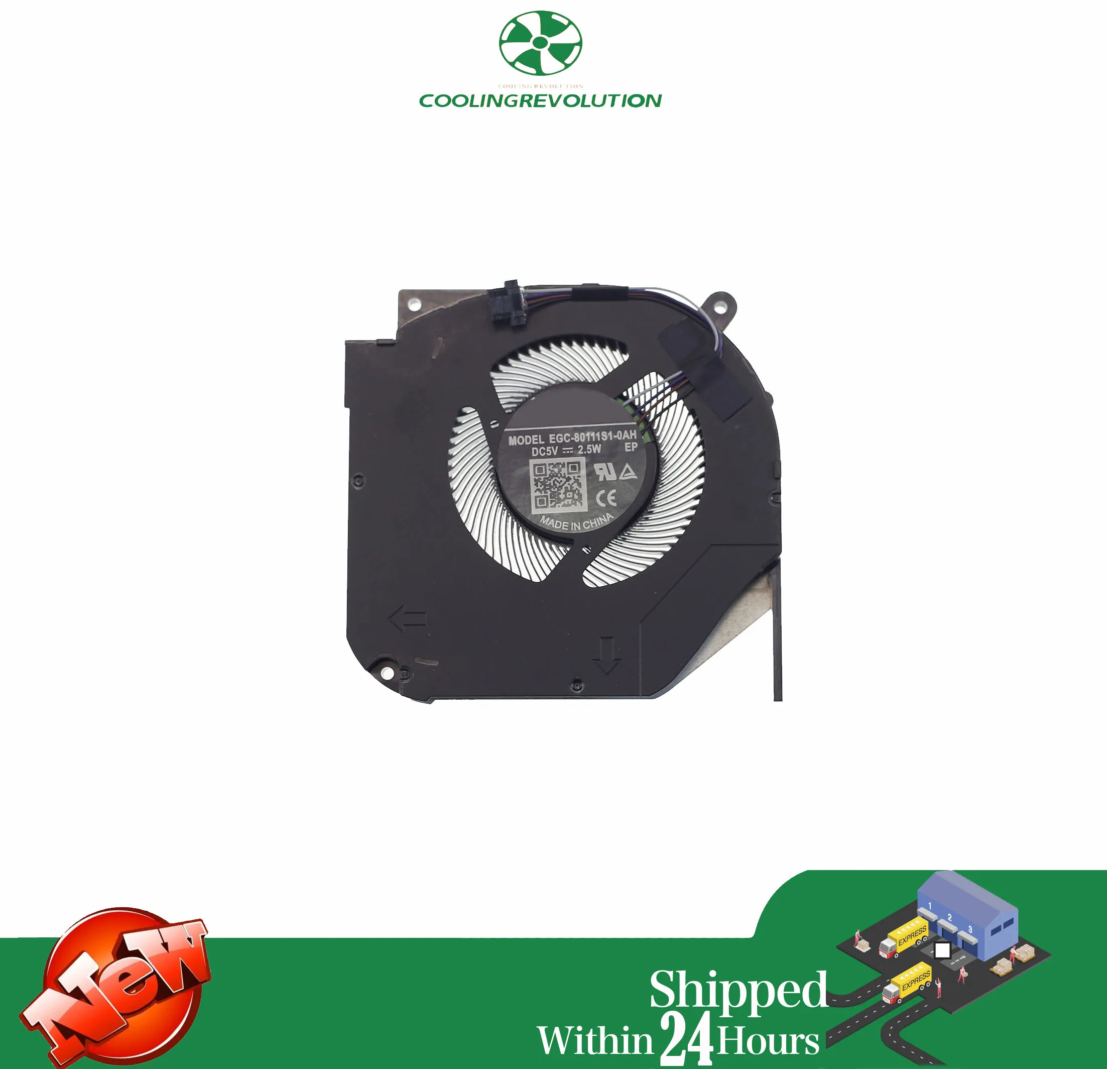 Laptop CPU Cooling Fan EGC-80111S1-0AH DC5V 2.5W 4-Pin for Schenker XMG Neo 15 gaming THER7GM7A0-2911 GM7AG0M WINMA