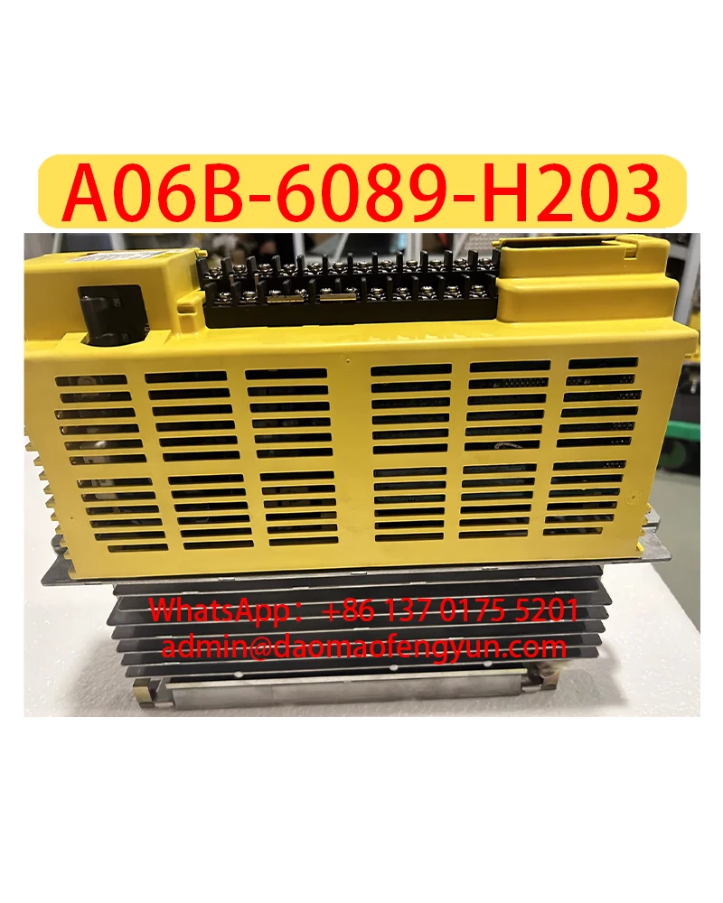 

A06B-6089-H203 Used Drive Servo Amplifier，A06B 6089 H203，Fast shipping