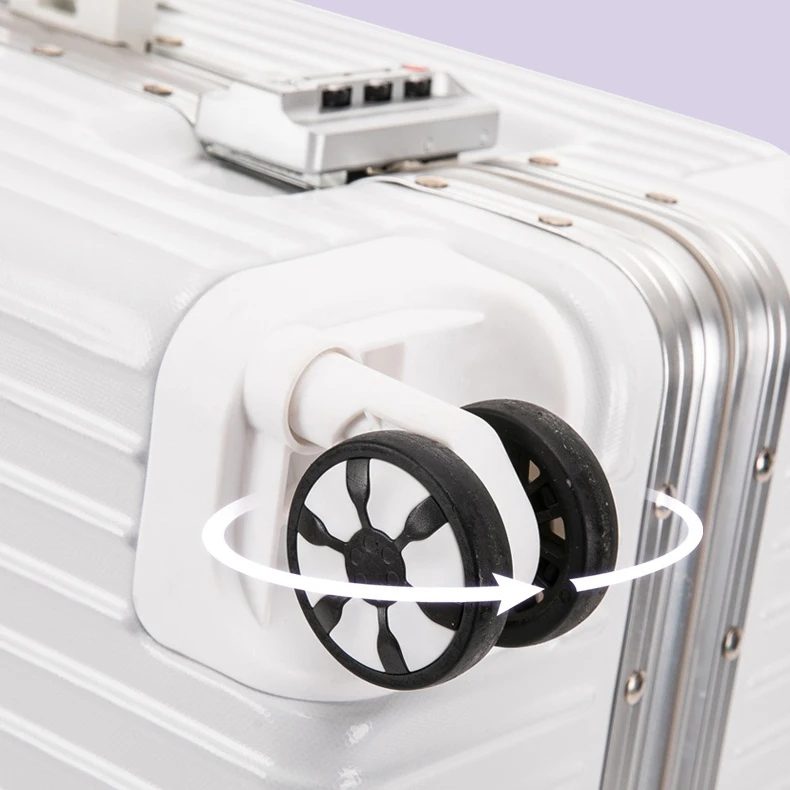 مجموعة الأمتعة PC + ABS أمتعة متينة مع حقيبة عجلات عالمية 20/22/22/24/26/28 بوصة حقيبة أمتعة تحمل عربة الصعود #5